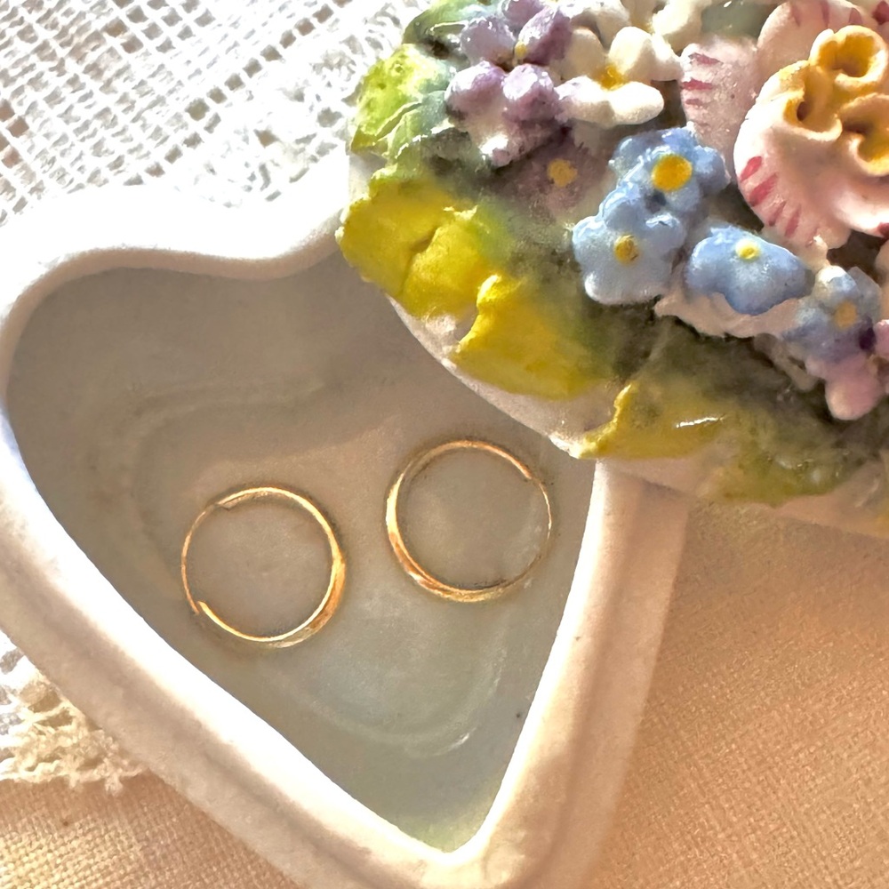 Small 14K Gold Hoop Earrings 1cm baby, cartilage, new or 24/7 pierce Unisex